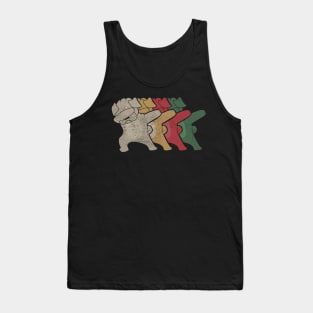 Dabbing Pug Shirt Vintage Funny Tank Top